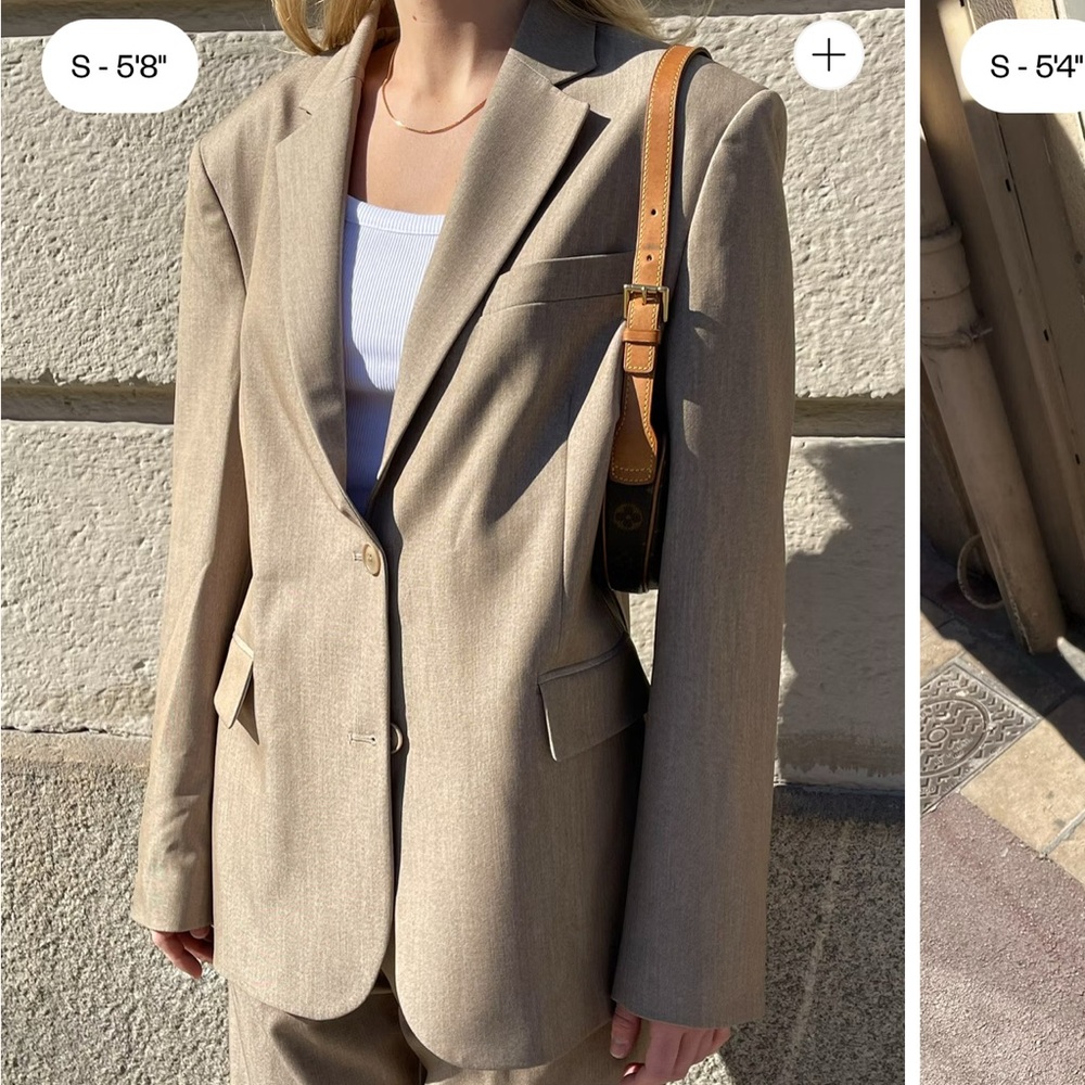 Djerf Avenue Forever Oat Blazer